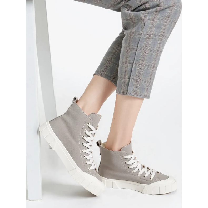 Sneaker grigie artili da donna grigio