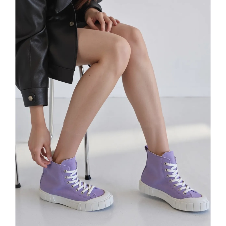Sneaker viola ardici da donna