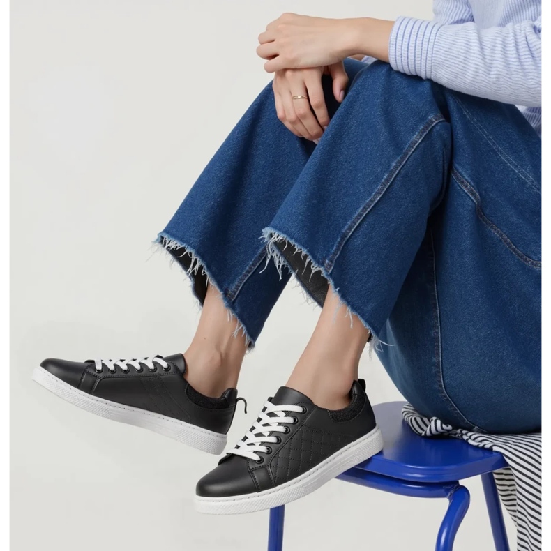 Sneaker da donna Veltor Black nero