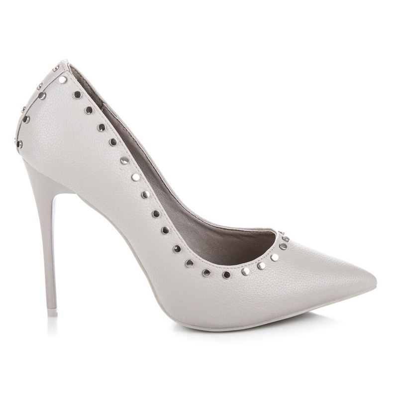Vices New Collection Spille con strass grigio