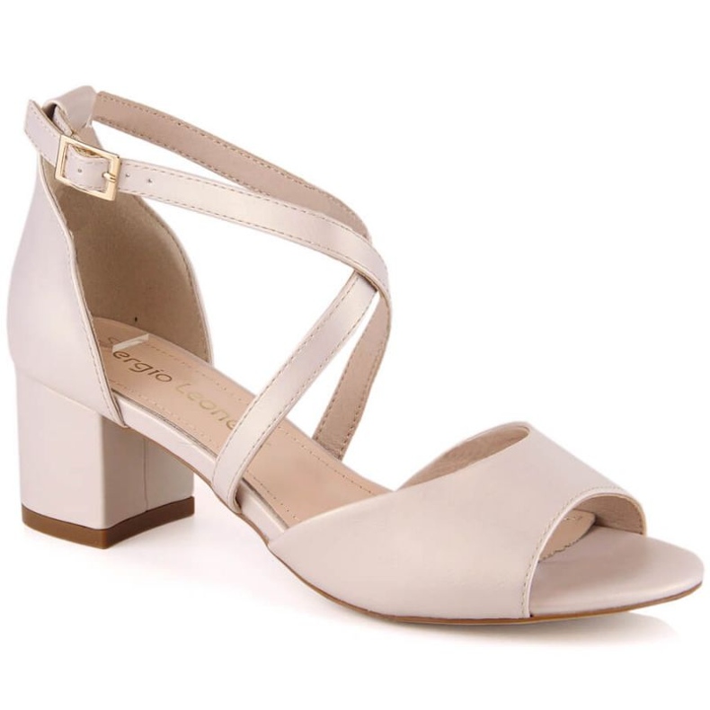 Tacchi alti Sergio Leone Sk367c beige