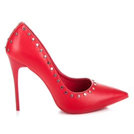 Vices New Collection Spille con strass rosso