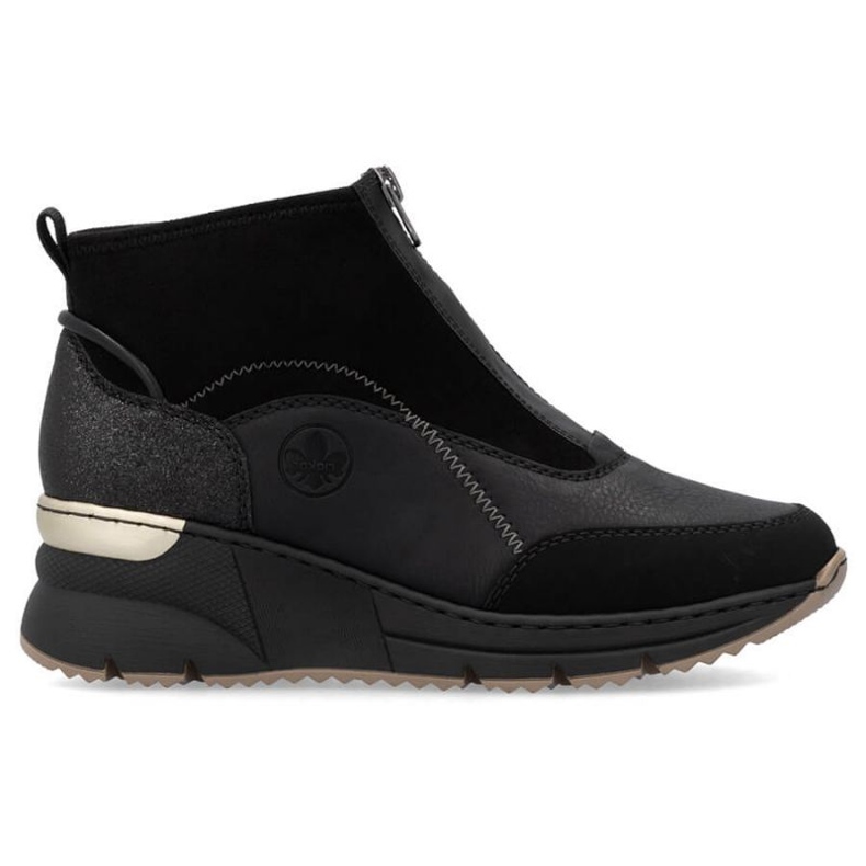 Rieker N6361-00 zeppe nere nero