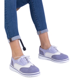 Violet Classic Oxford Scarpe viola