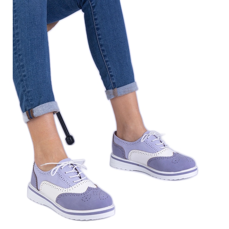 Violet Classic Oxford Scarpe viola