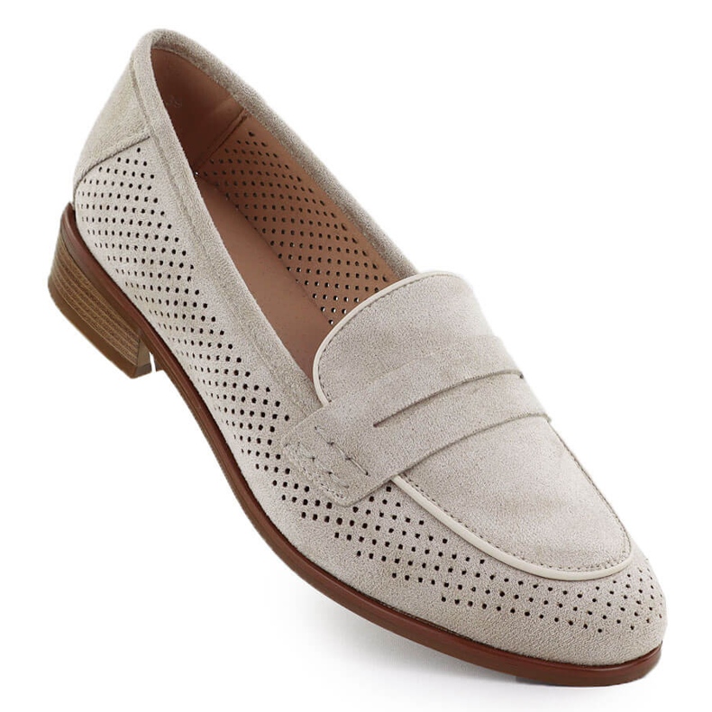 SCARPE OPENWORK Lords, beige potocki sz12585