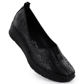 Scarpe da donna slip-on openwork jezzi nera rmr1840-13 nero