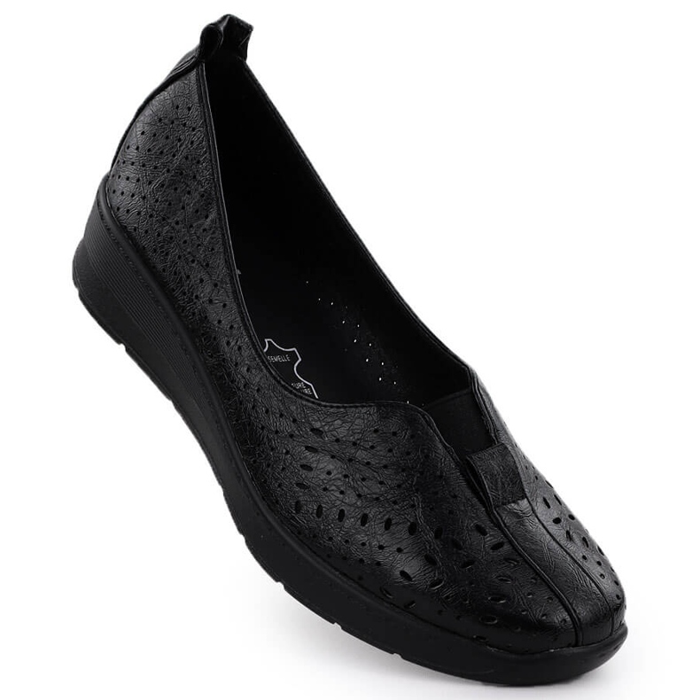 Scarpe da donna slip-on openwork jezzi nera rmr1840-13 nero