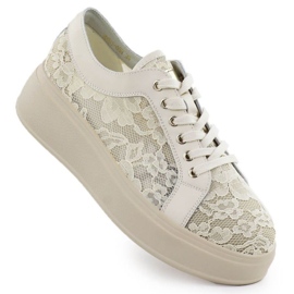 S.Barski Scarpe sulla piattaforma S. Barski Hy51-059 beige