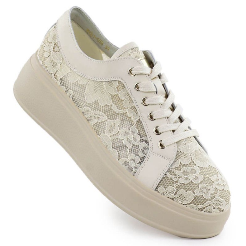 S.Barski Scarpe sulla piattaforma S. Barski Hy51-059 beige