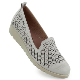 M.Daszyński Scarpe a M. Daszyński MR1628-20 a fiori grigio