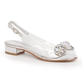 Sabatina sab126a sandals tansparenty argento