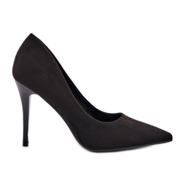 Classic Eco Pin Black Suede nero