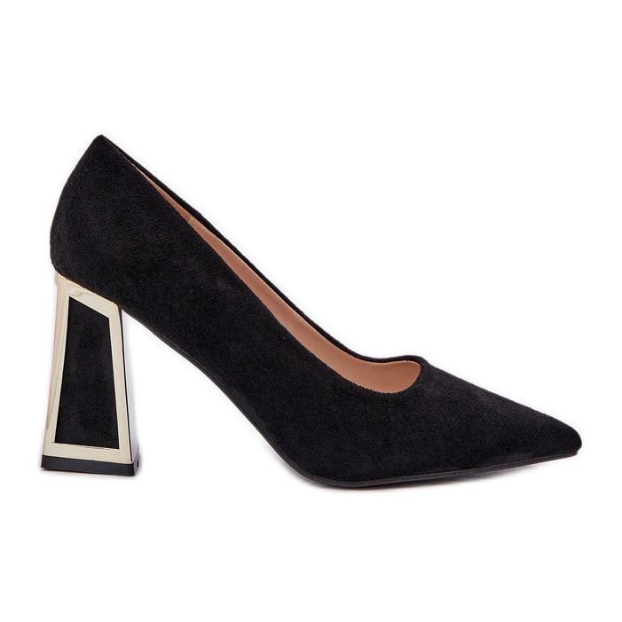 Eleganti pompe sul puntatore Black Noses nero
