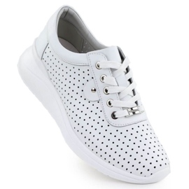 Vinceza 79532 Scarpe sportive openwork bianca