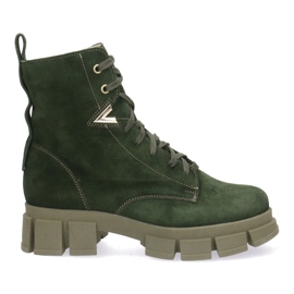 Polbut Stivali di pelle da donna Pollonus Verve Green 5-1583-004 verde