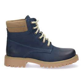 Polbut Scarpe in pelle da donna blu navy femminile 5-0739-028