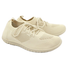 Scarpe sportive da donna Openwork Beige News 1020