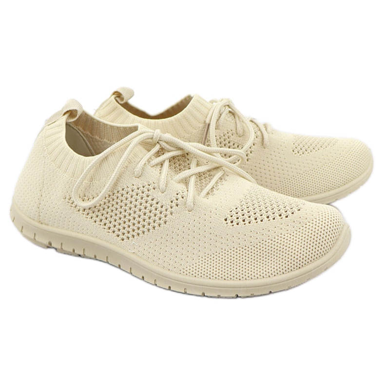 Scarpe sportive da donna Openwork Beige News 1020