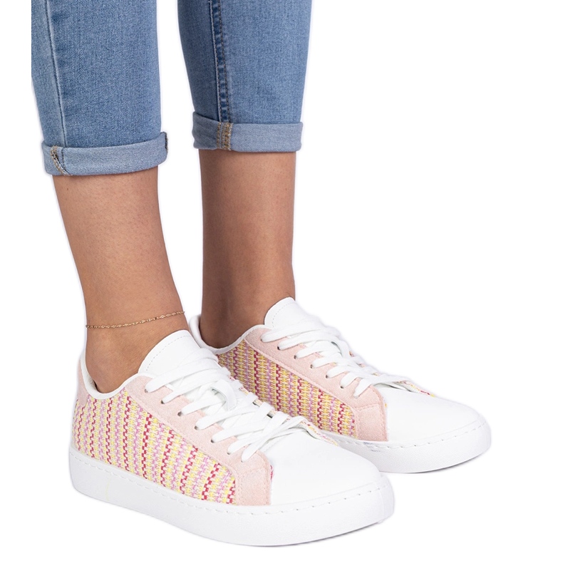 Sneaker materiali da donna rosa