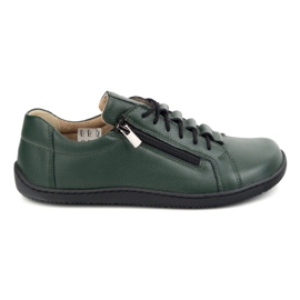 Olivier Scarpe minimaliste donne in pelle scalzo 1242 verde