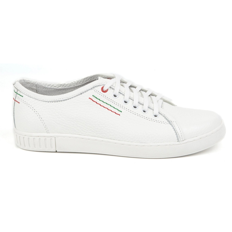 Sneaker in pelle Polbut Sneaker Modello 2129 Bianco bianca