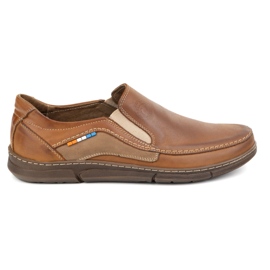 Olivier Slip-On 283GT CAMEL CARNO SCARPE marrone