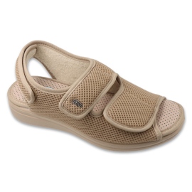 Dr.orto Befado femminile Sandals in velcro PU 077d005 beige