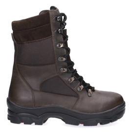 Cuoio tattico tattico trekking durevole pollonus 6-0128-002 muflon marrone marrone
