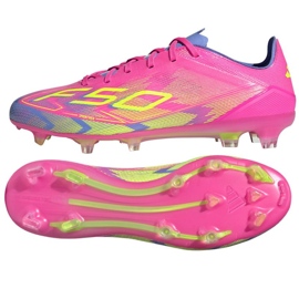 Adidas F50 Pro FG/Mg JH6419 Pink Football Scarpe rosa