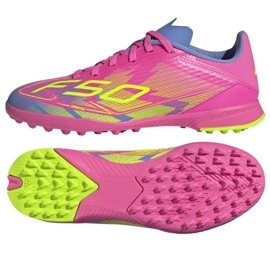 ADIDAS F50 League IE3755 Pink Football Scarpe rosa