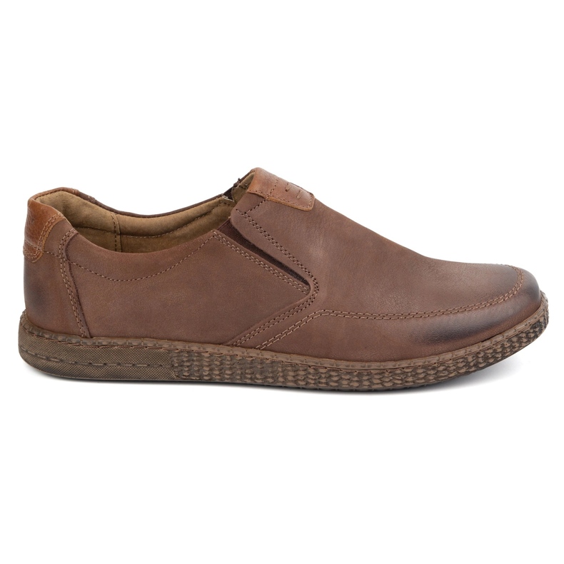 KOMODO Scarpe da uomo in pelle casual 854/2 marrone
