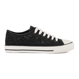 Sneaker legate open nere nero
