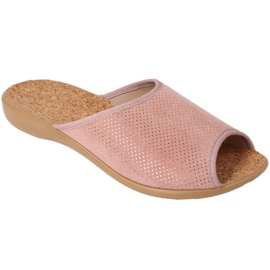 Slifori femminili Befado PU 254d160 Inserto di sughero rosa