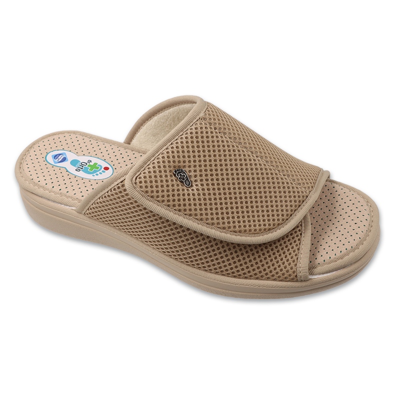Dr.tori Befado Donne's Slifors PU 078d004 Beige Velcro