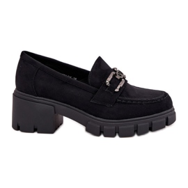 Vinceza Scarpe da donna in pelle scamosciata Ecode con decorazione di Vincez 39921 Nero