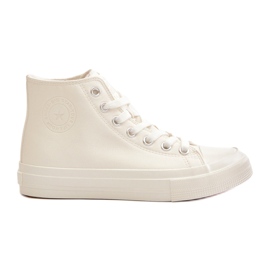 Big Star Sneaker isolate da donna con grande stella eco-inumi OO274932 bianca