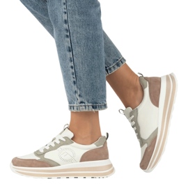 Sneaker in pelle Filippo DP6787/25 bianco