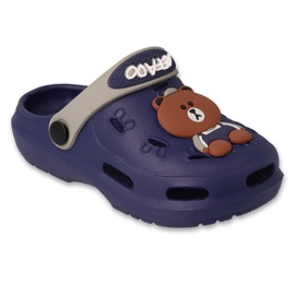 Flip blu navy di Befado per bambini 159p112 Orsi