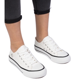 Sneaker femminili classiche bianche bianco