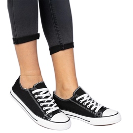 Sneakers classiche da donna nere nero