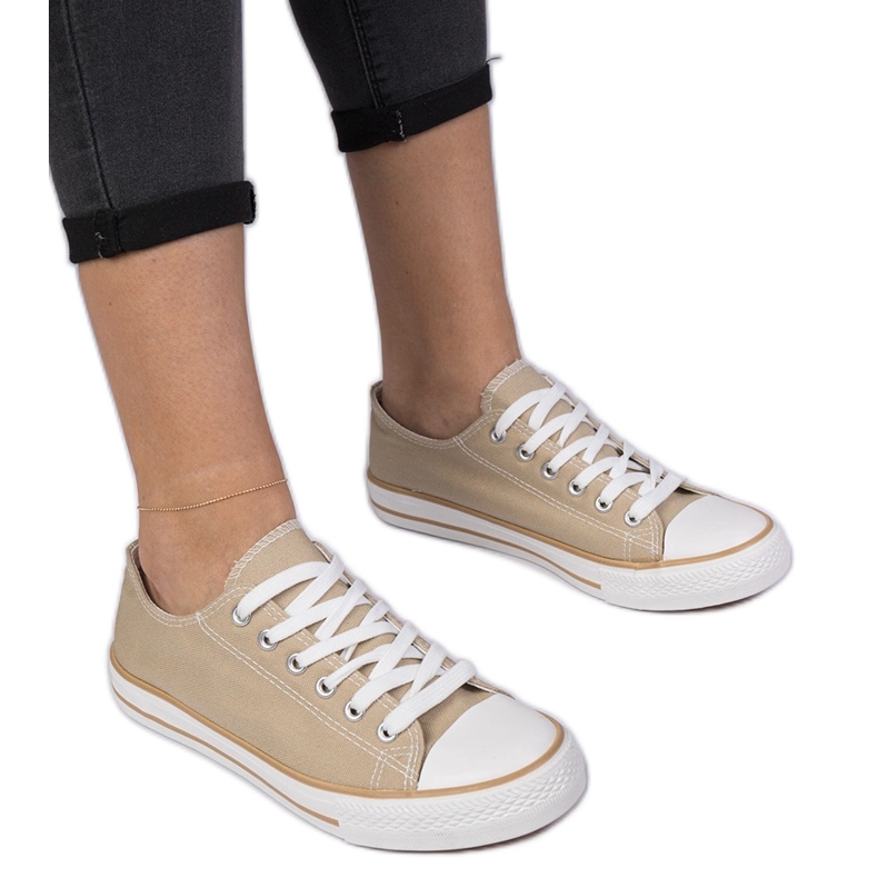 Sneaker femminili classiche beige