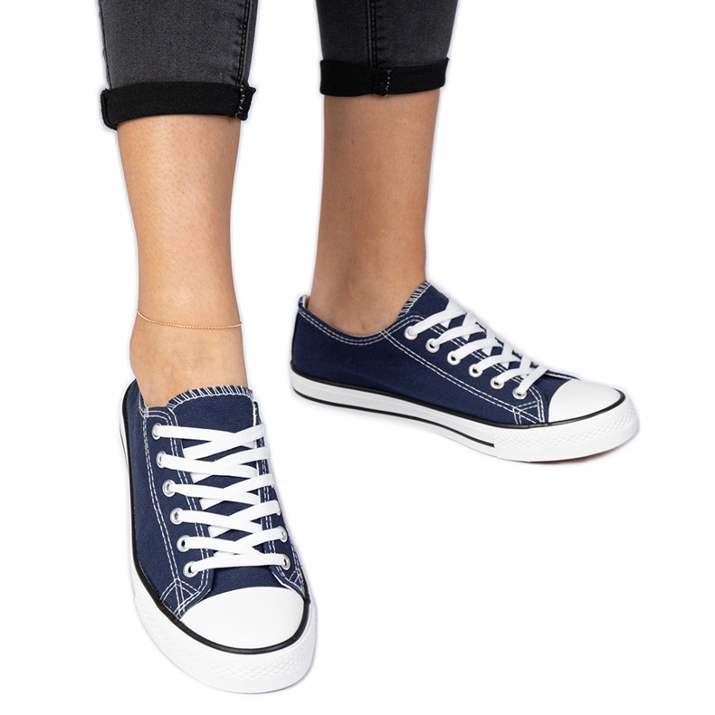Sneaker femminili classiche della Marina blu