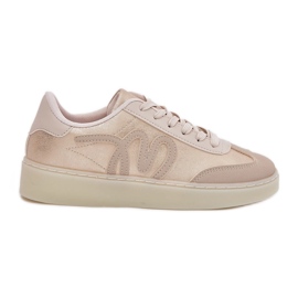 Scarpe eco-beige eco-beige eco d'oro