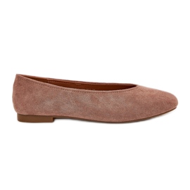 Ballerine classiche con kaki Eco Suede beige