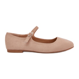 Ballerinas con beige eco -cintura