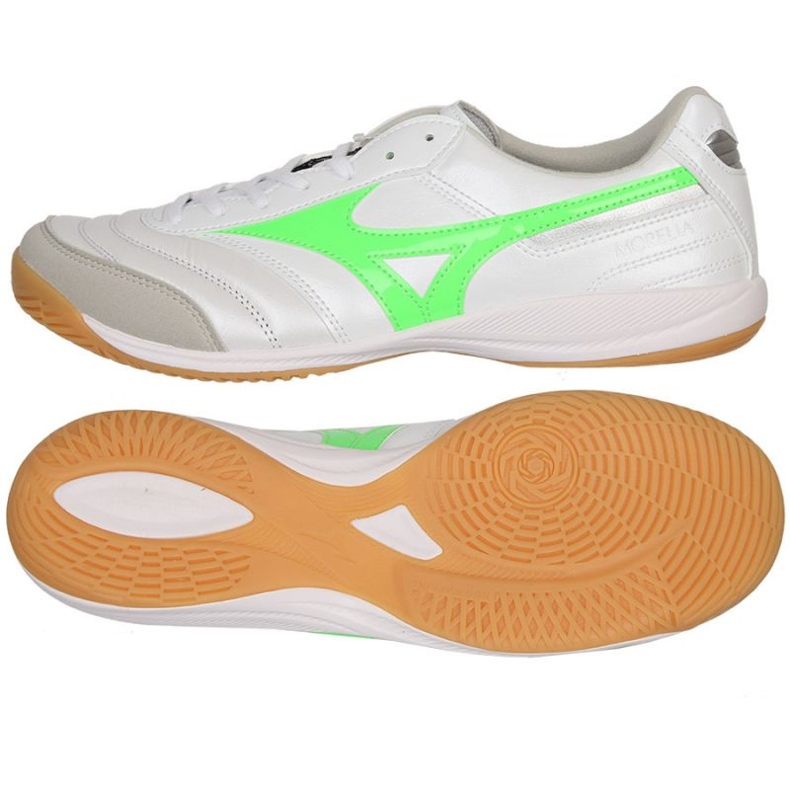 Scarpe da calcio Mizuno Morelia Sala Elite in Q1GA251237 bianca