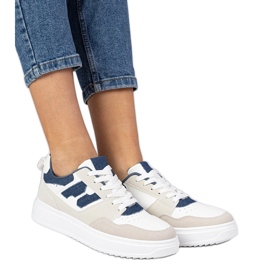 Sneaker blu bianche bianca