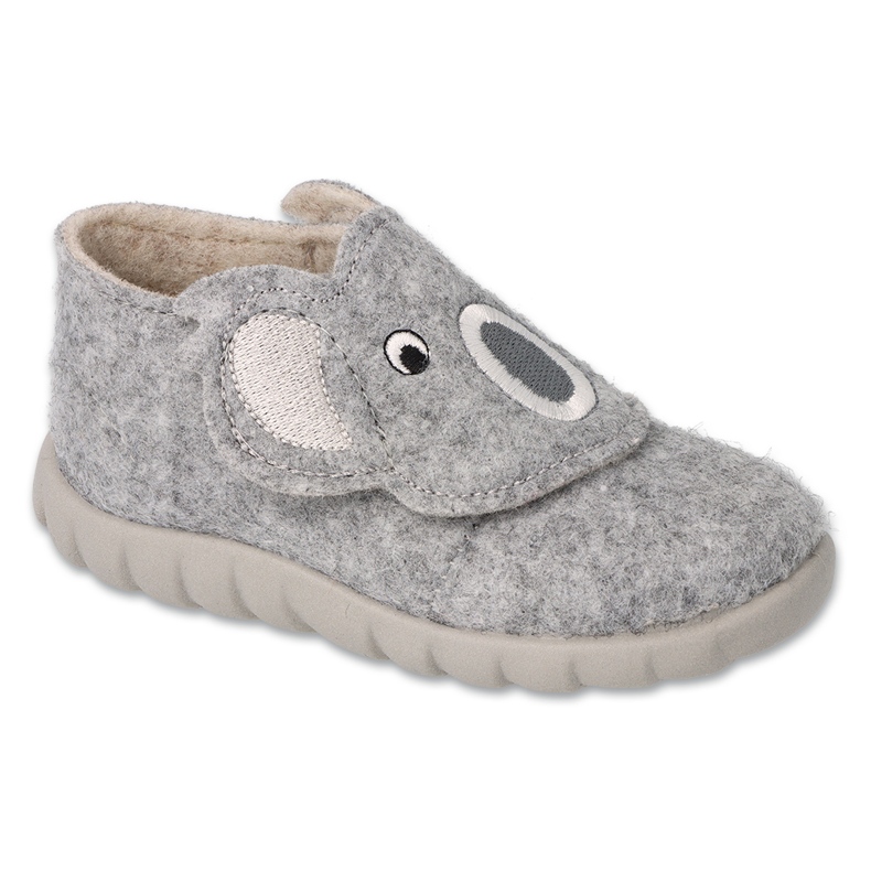 Ciabatte per bambini Befado 620P017 velcro grigio