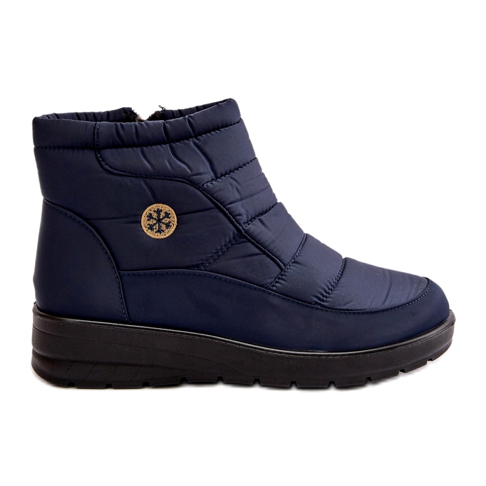 News Stivali da neve isolanti da donna, blu navy